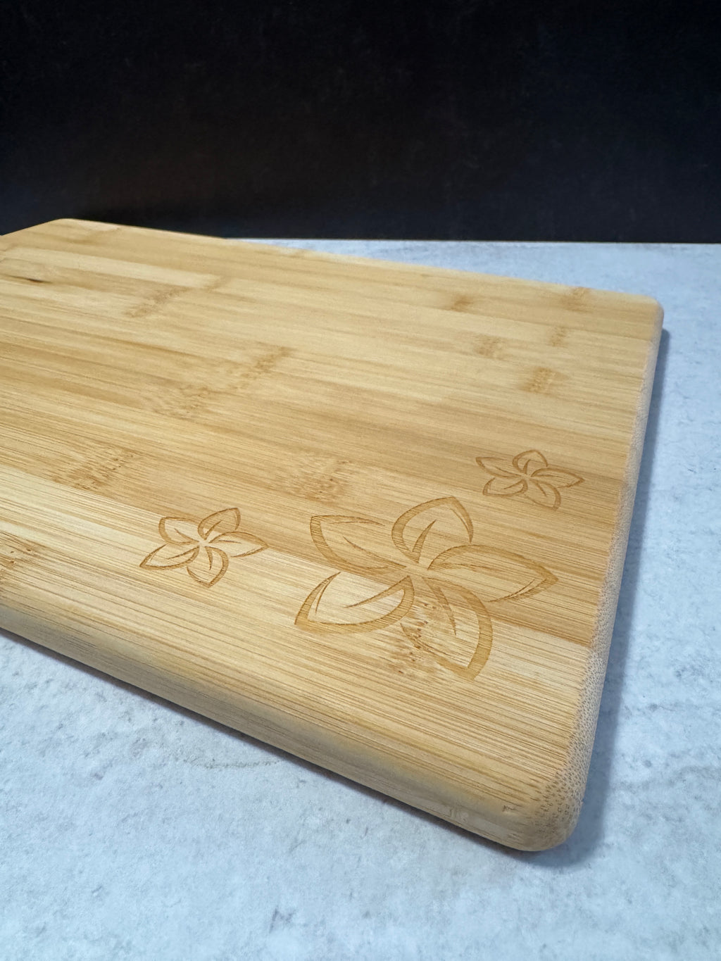 Small Bamboo Cutting Board | Plumerias