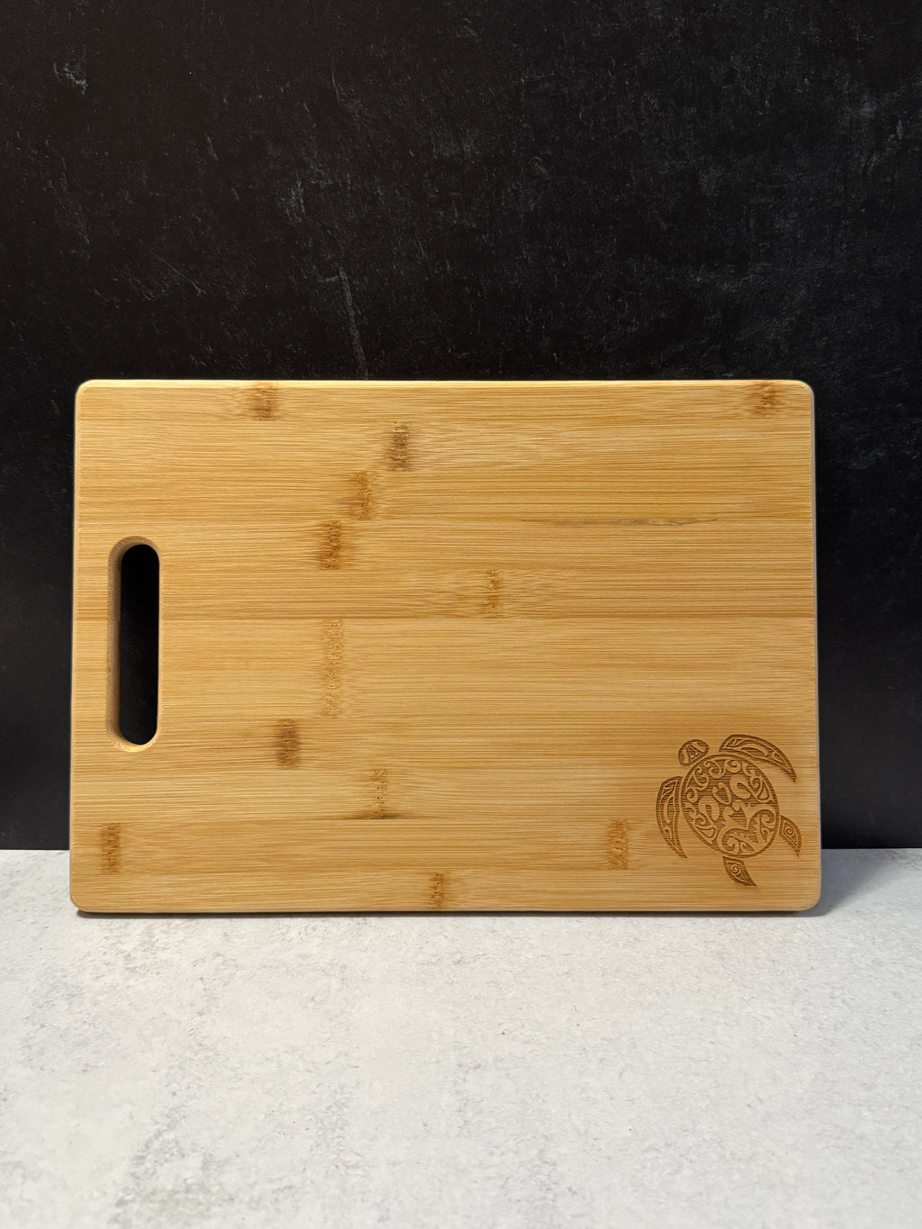 Small Bamboo Cutting Board | Honu sea turtle