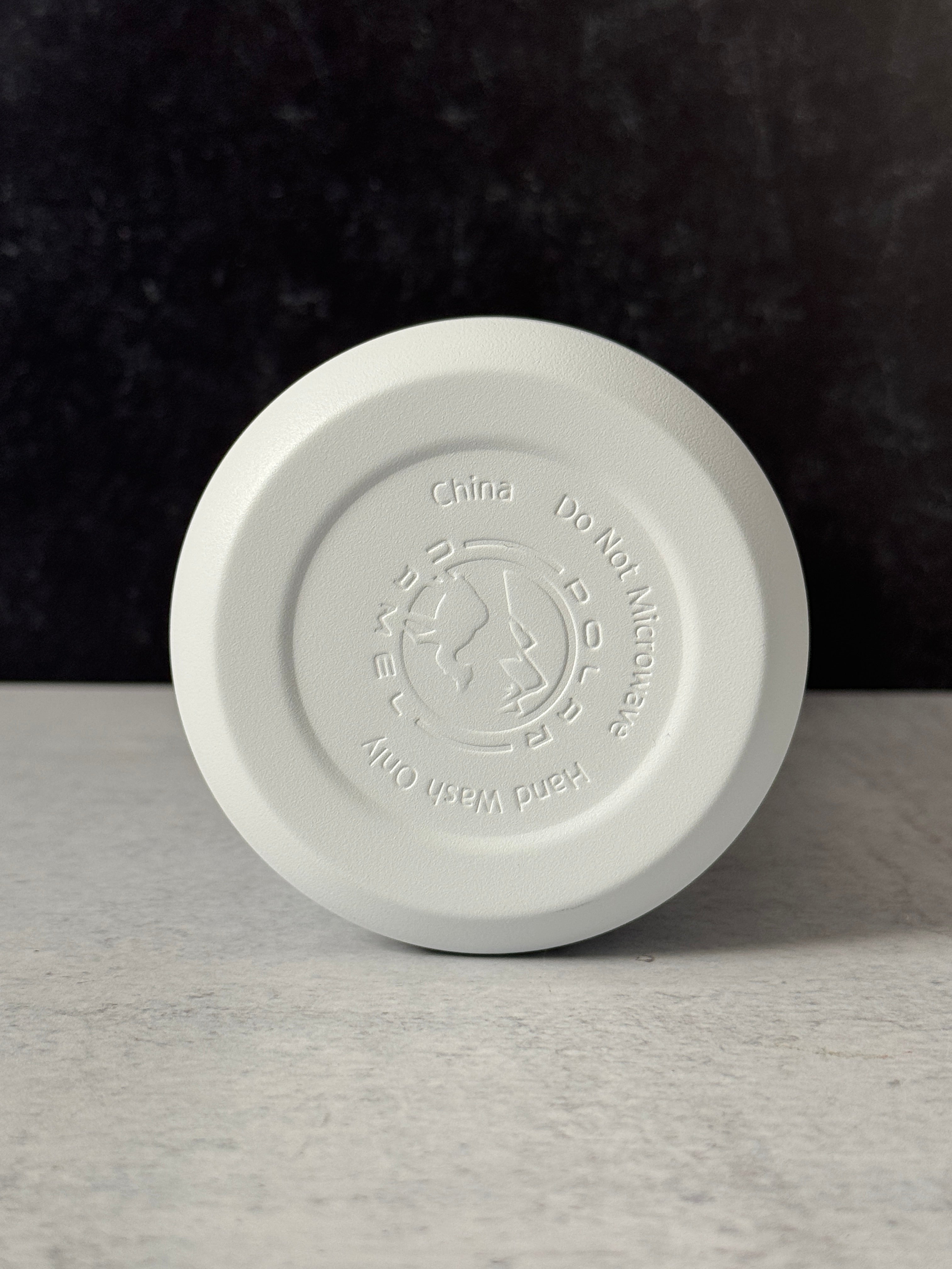 Cherry Blossom wrapped laser engraved 32oz Stainless Steel sport bottle || White/Prism finish || Polar Camel